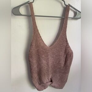 Love Tree Medium Knitted Tank Top